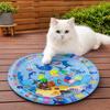 Aufblasbare Haustiermatte, Wasser-Sensorik-Spielmatte, Mit Wasser füllbare Haustier-Kühlmatte, Sommer-Wasserkissen für Katzen und Hunde