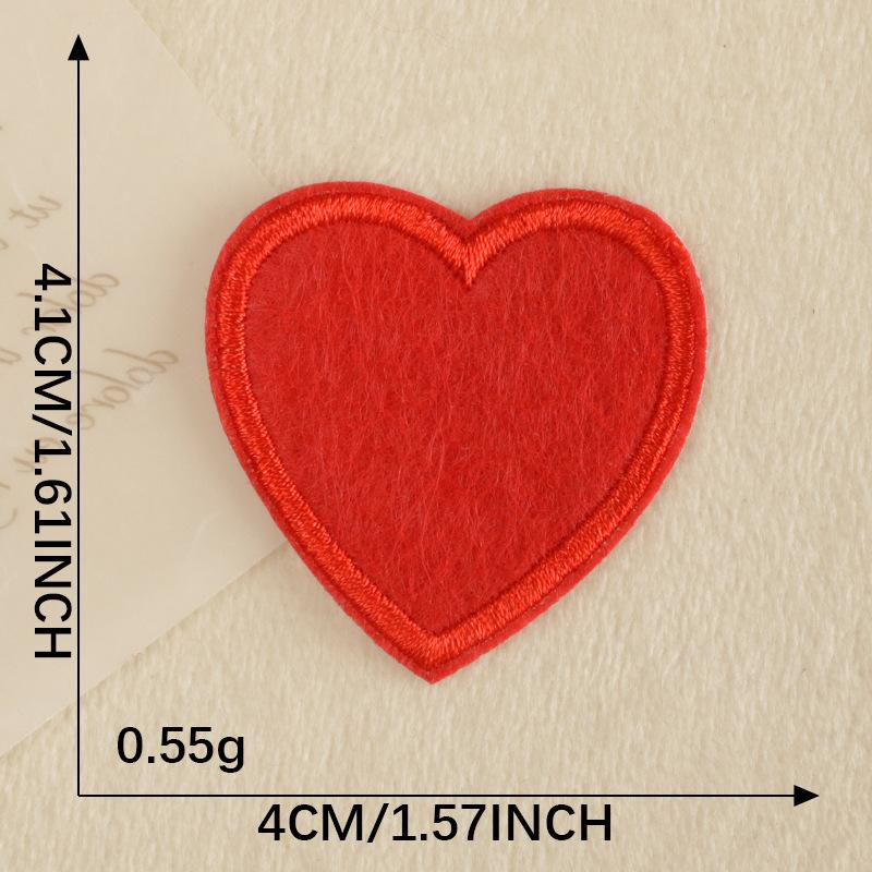 Embroidery Clothing Accessories DIY Shoes and Hats Bag Accessories Love English Embroidery Sticker Adhesive Patch Cloth Sticker