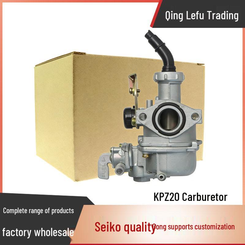 

KPZ20 Motorcycle Carburetor (20MM) Compatible with Honda XRM110, WAVE100, WAVE110 KPZ20-LX