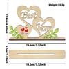 Mother's Day Creative Gifts Decor Love Letters Wooden Ornaments Best Mom Letters Hollowed Out Desktop Ornaments Handicrafts