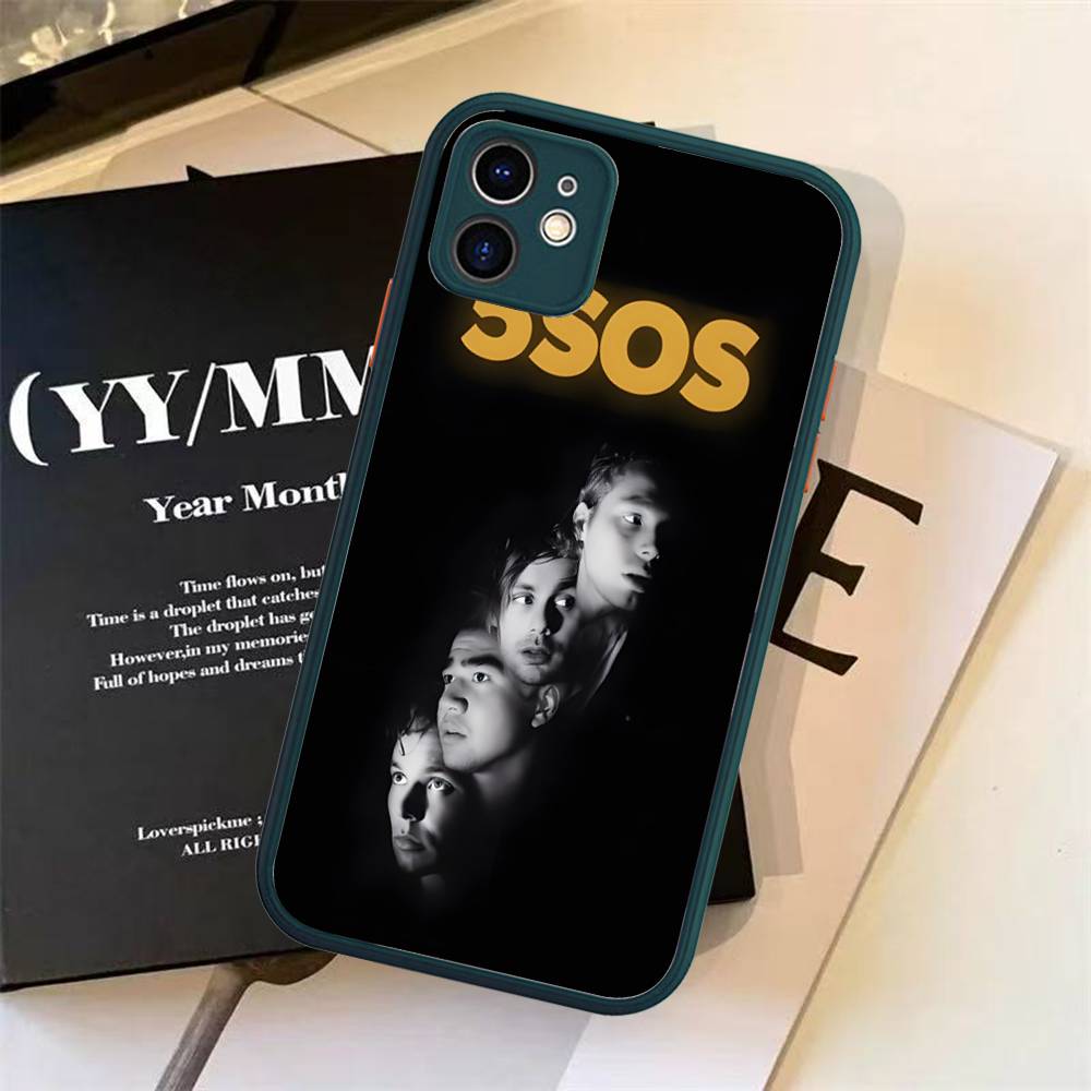 Seconds-of-Summers-5SOS Phone Case For IPhone 16 15 14 13 12 11 Pro Max XS Max X Plus Matte Shockproof Cover