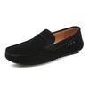 Fashion Men's Suede Lightweight Loafers Casual Men's Slip-On Shoes Comfortable Men's Driving Flat 2025 New Luxury Brand Male Dress Shoes