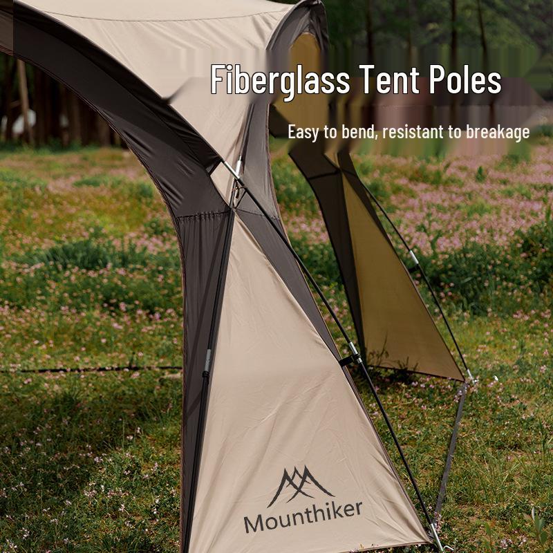 Bergkuppel Campingzelt: Großes Outdoor-Vordach für mehrere Gäste, ideal für Campingplätze und Selbstfahrer-Touren.