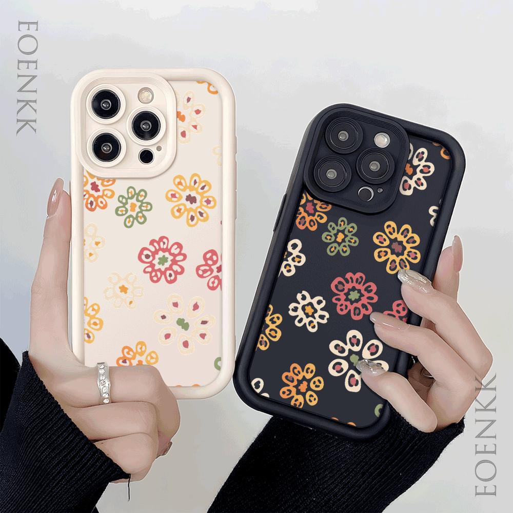 Fashionable Colorful Pattern Shockproof Phone Case for Xiaomi Redmi Note 14/13/12/11/10/ Pro/Plus Raised Camera Protection Cover