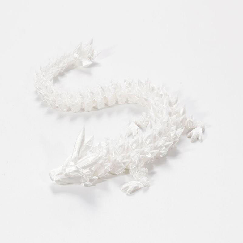 3D Printed Articulated Dragon Dragon Flexible Realistic Made Ornament Toy Model Home Office Decoration Decor Gifts