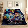 Custom Name Toy Story Flannel Blanket Throw Blanket Soft Warm Sofa Bed Home Decor Unique Gift