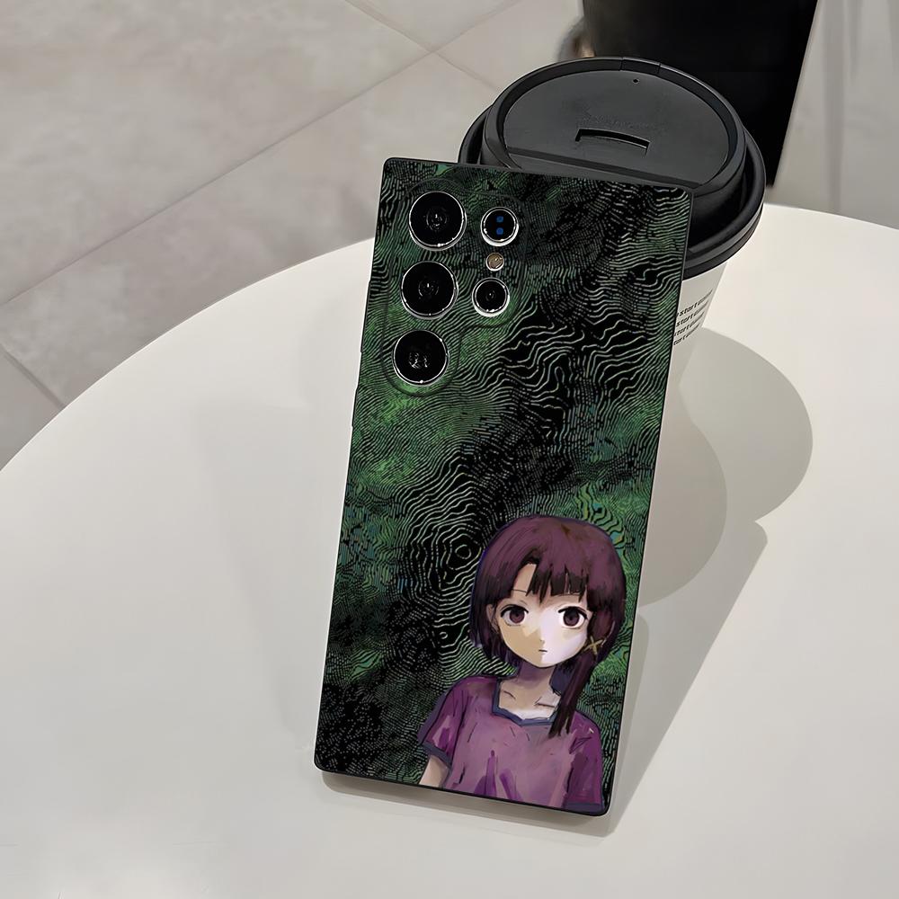 Serial Experiments L-Lain Phone Case For Samsung S26 S25 Plus S20 S20 Plus S22 Ultra S23 FE S21 Plus S21 Ultra Soft Cover