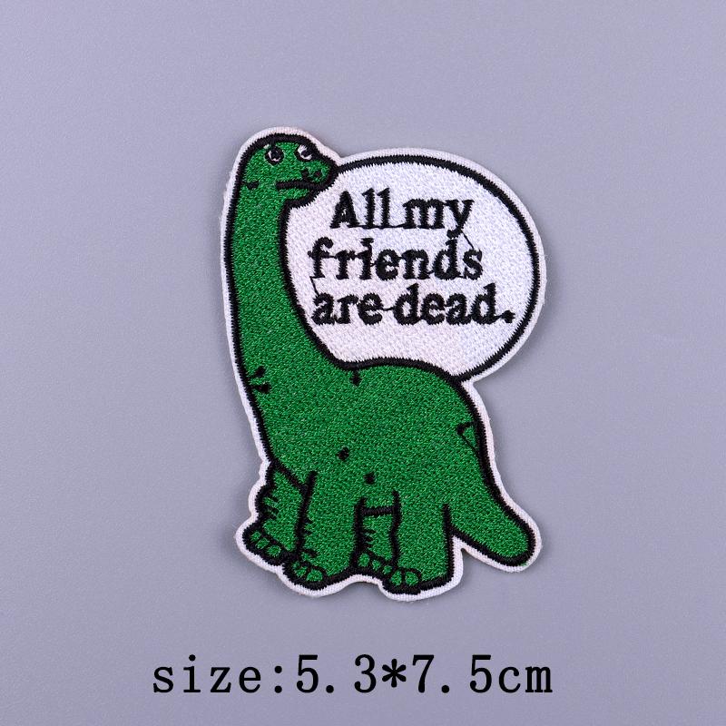 Cartoon Patch Cute Animal Patches For Clothes Striped Badges Embroidered For Clothing Hedgehog Patch Iron On Patches On Clothes