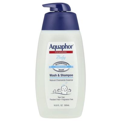 Baby, Wash & Shampoo, Fragrance Free, 500 Ml (16.9 Fl Oz)