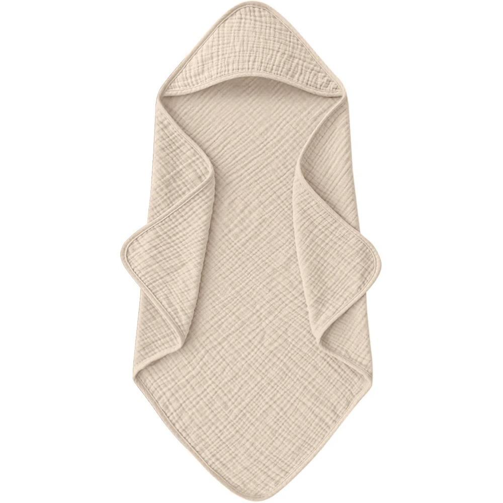 Comfortable with Hood Hooded Towels Cotton Water Absorption Bath Towel Breathable Ultra-Soft Wrap Blanket Babies