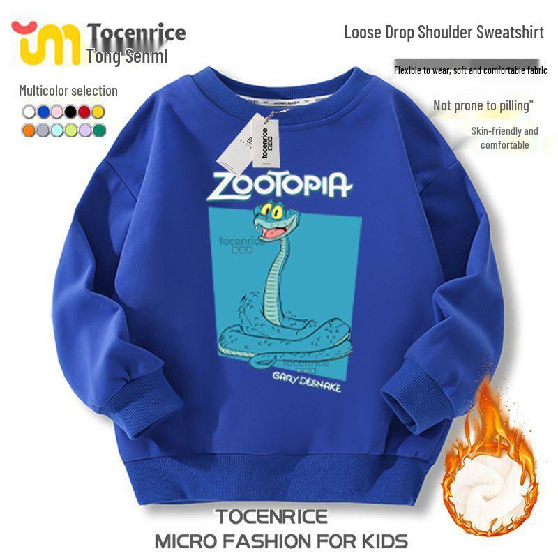 Zootopia 2 Fleece-Kapuzenpullover – Charakterkollektion für lässige Kinderkleidung