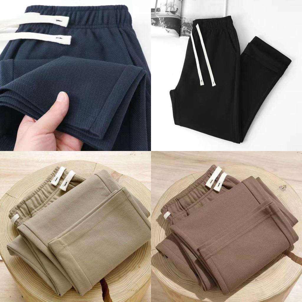 Mens Loose Fit Casual Pants With Micro Elastic For Autumn Comfort