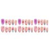 Hot Selling 3D Floral Rhinestone Almond False Nails - Handmade Wearable Tips