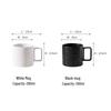Shangqi Frosted Ceramic Rock Pattern Mugs (Set of 2)