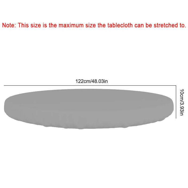 Round Table Rain Cover Outdoor Garden Furniture Waterproof Sun-Proof Protection Garden Patio Rain Covers Oxford Fabric Lining
