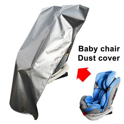 Baby Car Safety Seat Sunshade Cover Foldable Reflective UV Shielding Sunlight Heat Blocking Universal Infant Automotive Safety Seat Dust Cover