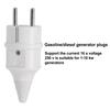 1PC Industrial Waterproof Socket European Socket Copper European Plug 220V 16A Full Copper Socket 2kw3kw5kw For 1-10kw Generator