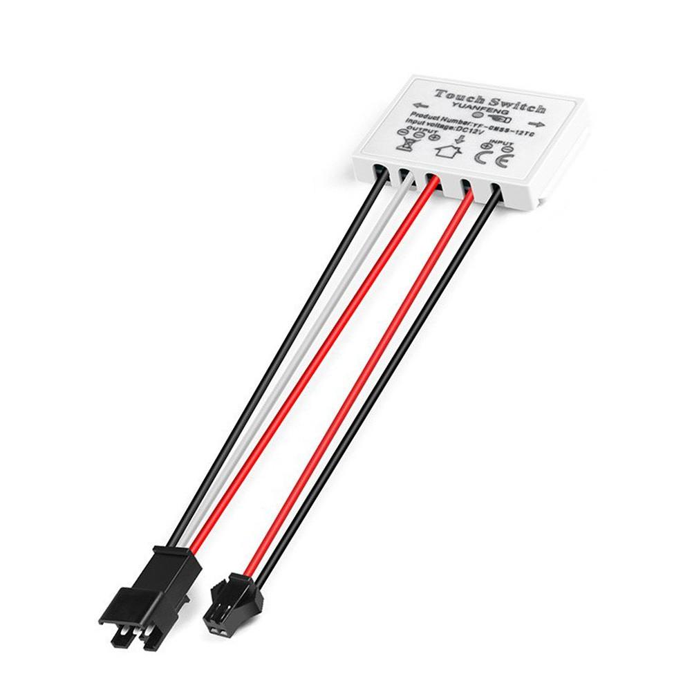 

Одноцветные светодиодные ленты 12 В 5 А, светодиодный умный однокнопочный выключатель света для зеркала E