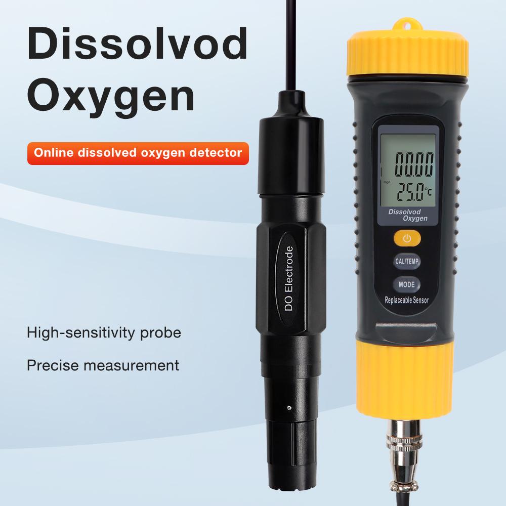 0-20mg/L DO Tester Bluetooth Digital Dissolved Oxygen Meter Aquarium Water Quality Tester Monitor for Swimming Pool Aquarium