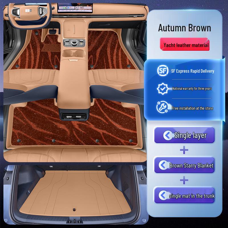 Geely Galaxy Starship 7 Full Coverage Floor Mats & Trunk Mat Accessories