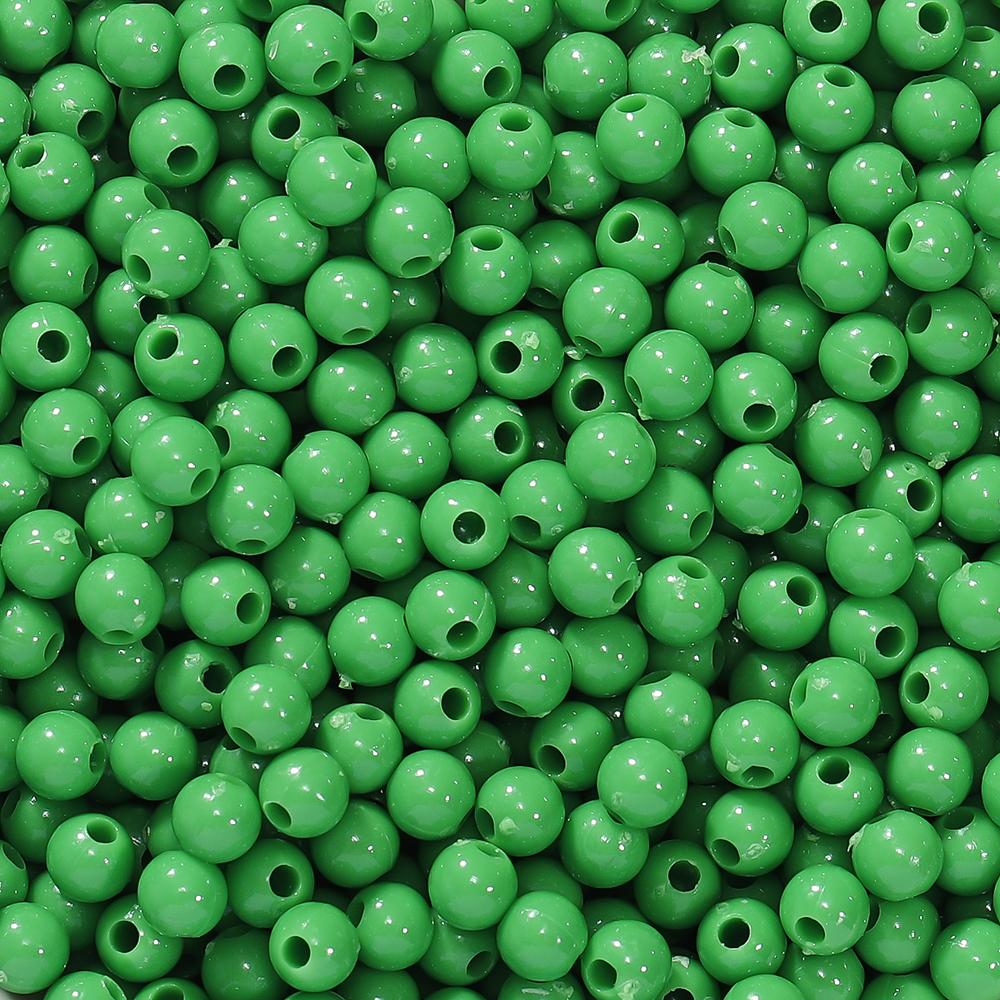 10g/lot 4mm Multicolor Acrylic Round Shape Loose Spacer Beads for Diy Handmade Necklace Earring Jewelry Making Accessories