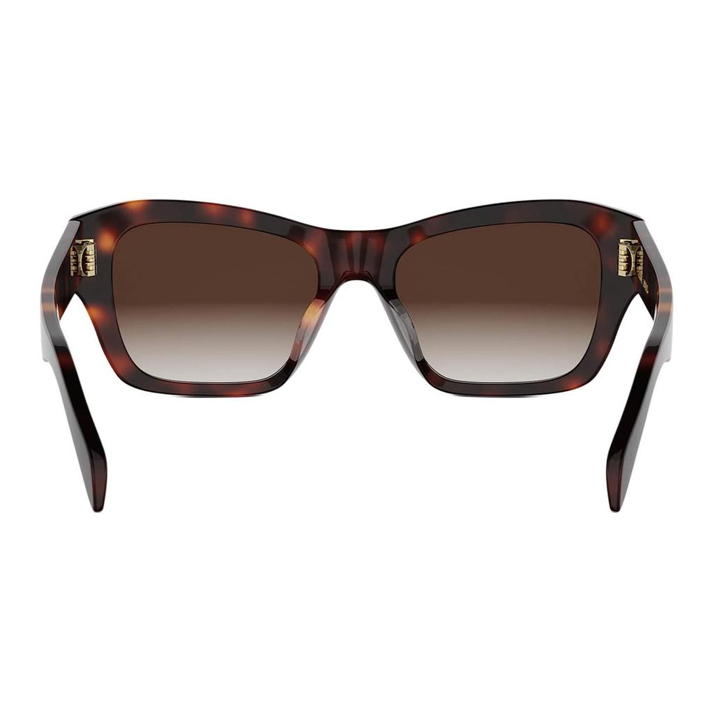 Celine Unique Design Acetate Butterfly Sunglasses Women Sunglasses Havana CL40330U52F