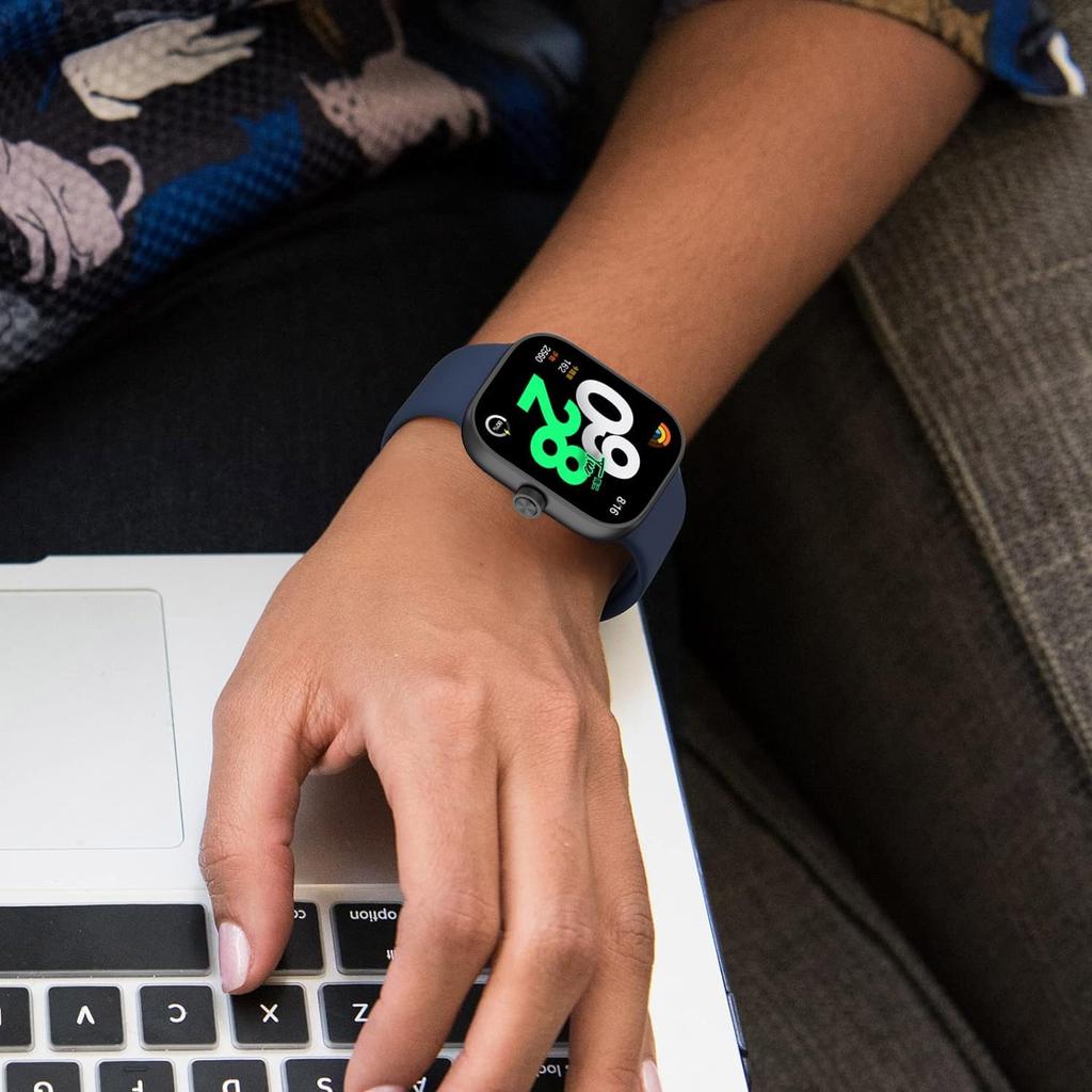 Bands Compatible with Xiaomi Redmi Watch 4/Xiaomi Mi Band 8 Pro Straps, [3 Pieces] Extensible Wristband Replacement Silicone Strap for Redmi Watch 4