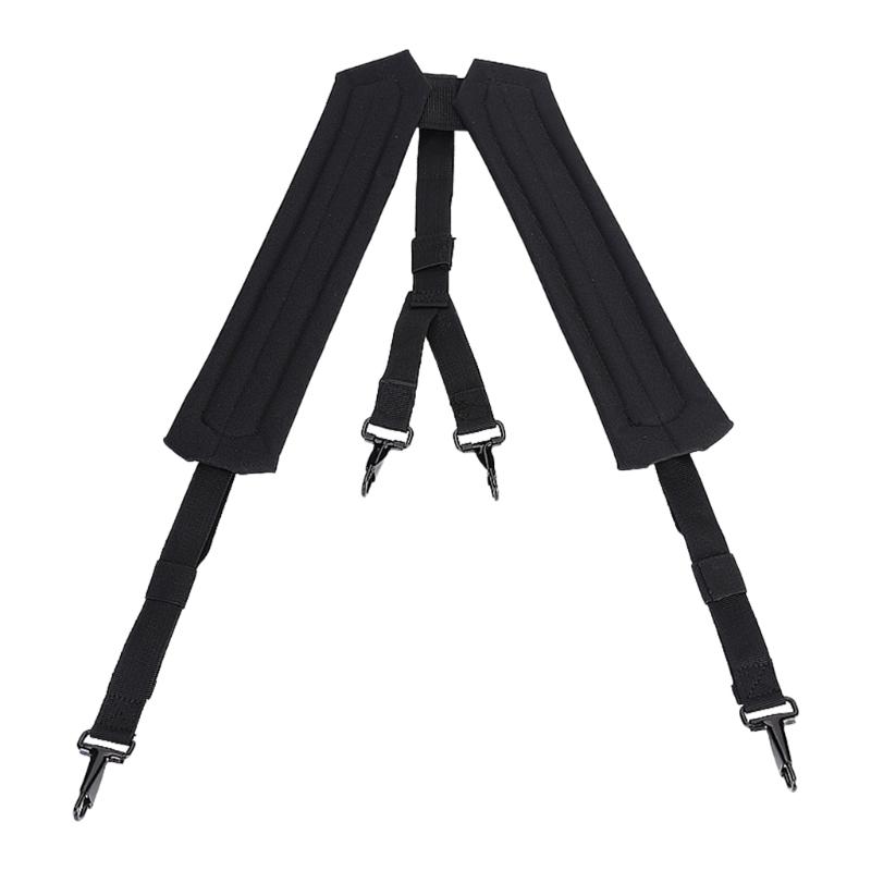 Nastavitelný venkovní taktický opasek Oxford Tkanina Ramenní Hrudní Popruh Dvojitý Ramenní Popruh Lovecké Příslušenství Odolný