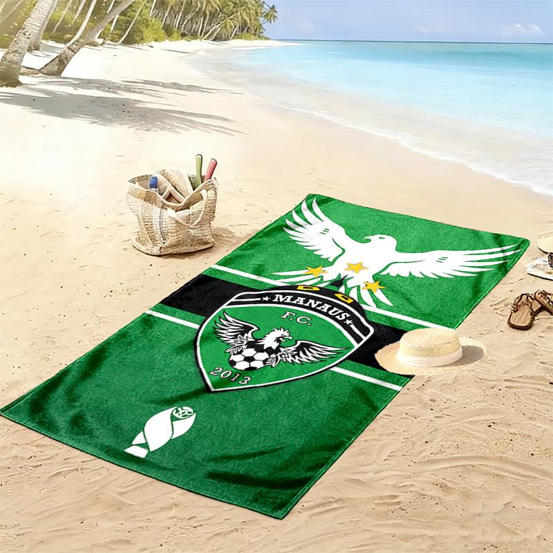 MANAUS FC Print Beach Towel, Large Soft Quick Dry Towel for Beach Camping Swimming