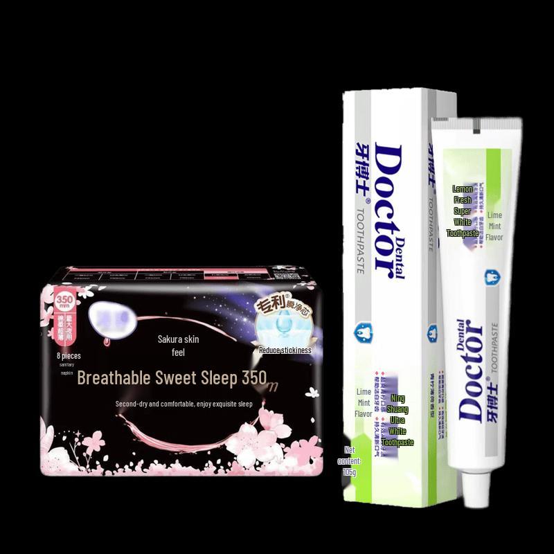 

Dr. Denti Toothpaste & JT Sanitary Pads Bundle