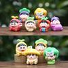16pcs Crayon Shin Chan Fruit Shape Design Model Ornament Set For Kids And Teens