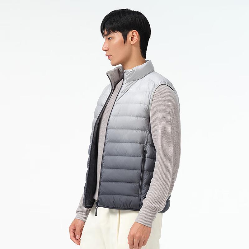 Tanbor Men's Lightweight Stand-Collar Down Vest TA231001
