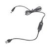 USB To 12VDC Charging Cable With LED Voltages Indicator For Computer Fan Router Surveillances Camera System