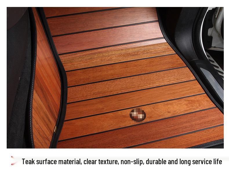 Teak Wood Floor Mats for Volkswagen: Magotan, Jetta, Lavida, Lamando, Passat