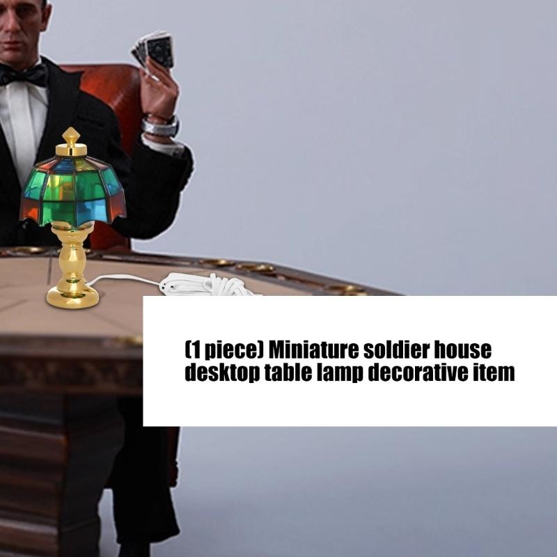 Antique Doll House Miniature Light Scene Setting Decoration LED Lighting Decors for Miniature Garden And Craft Scene
