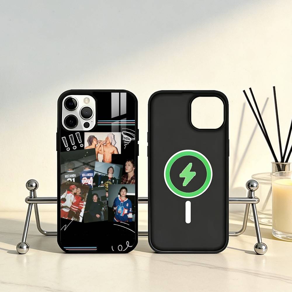 Heated R-Rivalry Ice Hockey Phone Case For iPhone17,16,15,14,13,12,11 Plus,Pro Max Magnetic For Magsafe Wireless Charging