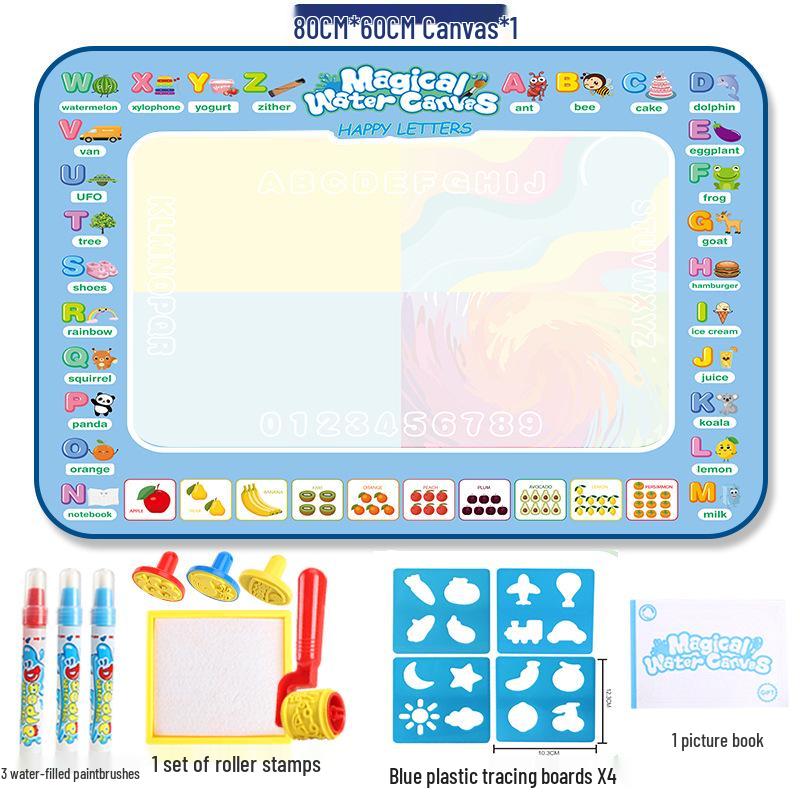 Magic Water Canvas: Children's Colorful Doodle Mat & Drawing Board
