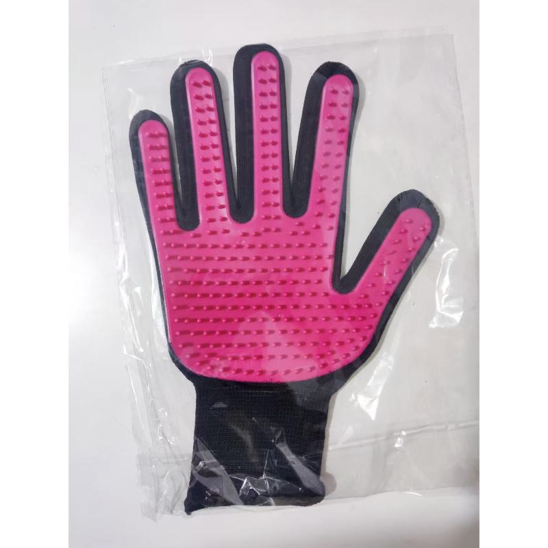 Silicone Pet Grooming Gloves Animal Hair Comb Massage Bath Cleaner Pet Supplies Suitable for Cats Dogs and Animals with Shedding Fur Pets Mittens
