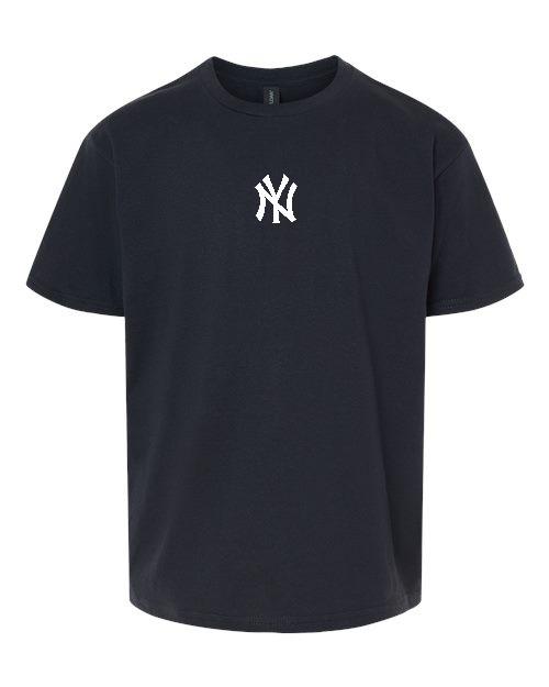 ПОДРОСТКОВЫЙ РАЗМЕР , Футболка NY Yankees, Нью-Йорк Бейсбол Унисекс Короткий Рукав S