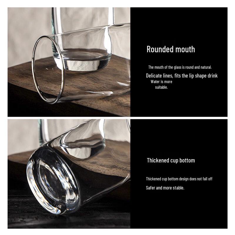ZISIZ Transparent Glass Cup