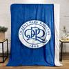 Queens Park Rangers Fußball-Emblem Druckdecke weich und gemütlich, perfekt für das Wohnzimmer, Bett, Sofa oder ein Nickerchen, Geschenk