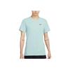 Nike Comfortable Minimalist Brand Small Logo Embroidered Breathable Casual Sports Crew Neck Short Sleeve T-Shirt Men Tops Light-Blue BV0508-309