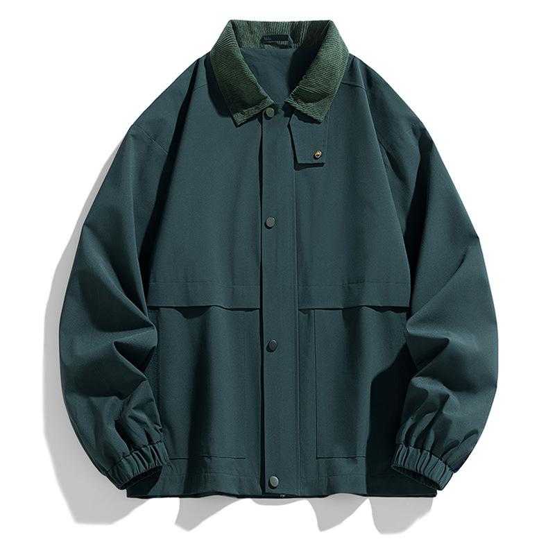 Spring and Autumn New Plaid Jackets Men's Casual Versatile Shirts Loose Street Jackets Ruffian Handsome Long Sleeve Jackets Men's Clothing