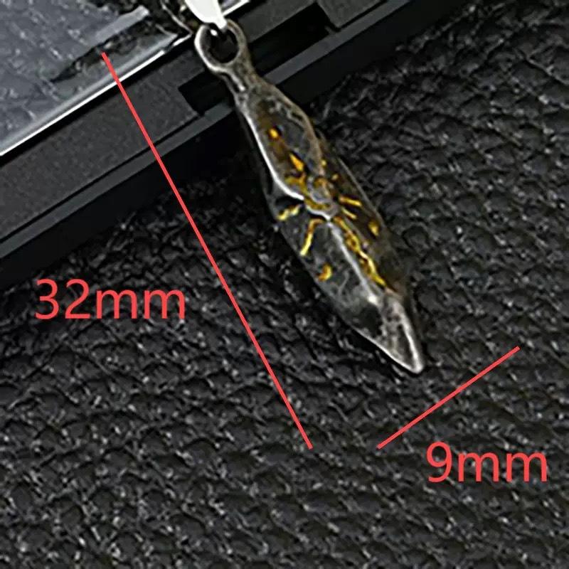 Wishing Stone Necklace Original Niche Wishing Stone Retro Men's Necklace Boys Design Meteorite Premium