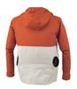 XEBEC XEBEC Air Conditioned Clothing TM Long Sleeve Blouson XE98018 820 Orange x Beige M (with Hood)