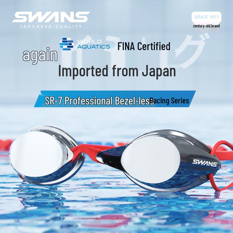 SWANS SR7 Series Japanese Anti-Fog Racing Goggles