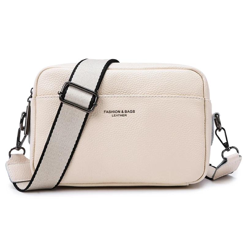 

Новая роскошная сумка через плечо для женщин, кожаный многослойный модный кошелек, повседневная дизайнерская сумка-кошелек