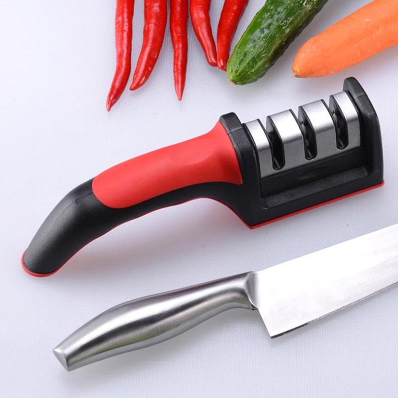 Multifunctional Three-Stage Manual Knife Sharpener