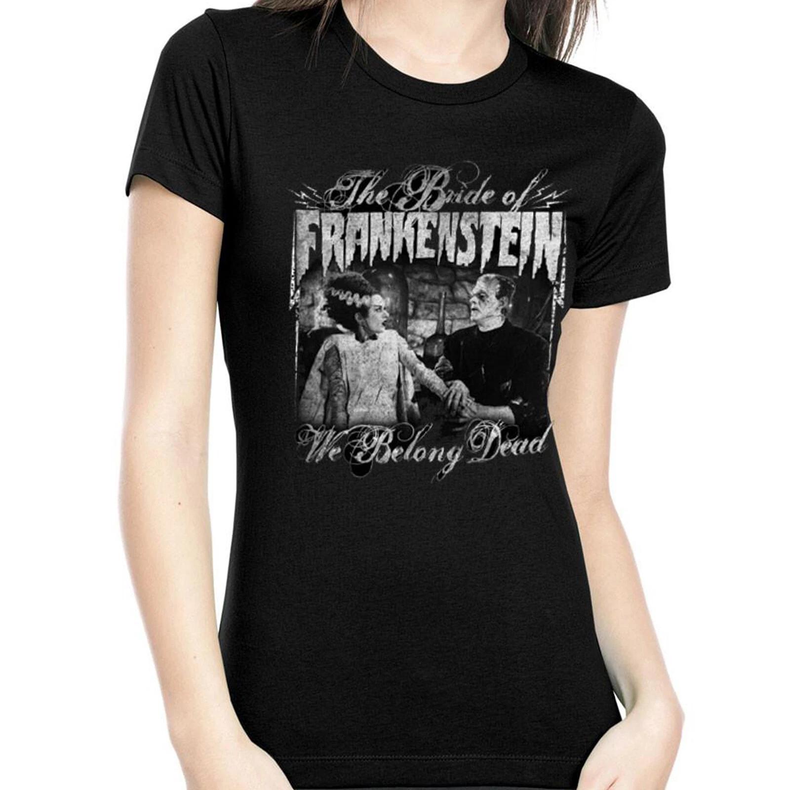 THE BRIDE OF FRANKENSTEIN We Belong Dead Girl Juniors Tee T-Shirt M NEW M