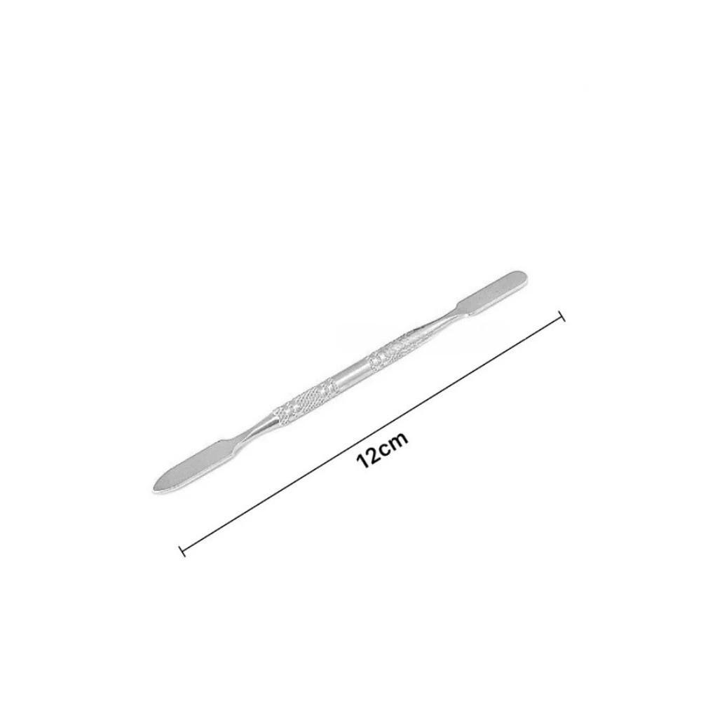 One-Line Makeup Mixing Palette Stainless Steel Cosmetic Beauty Tool Practical Makeup Brush Makeup